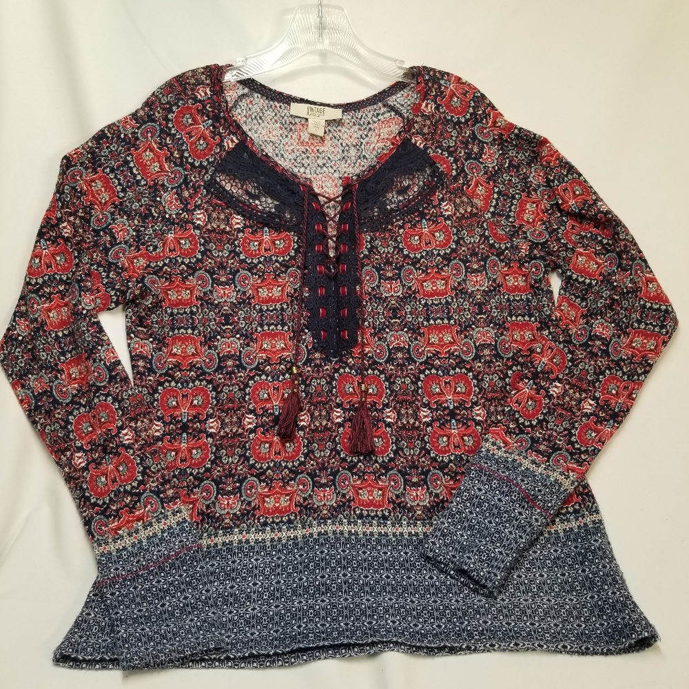 Women's Multicolor Bohemian Top